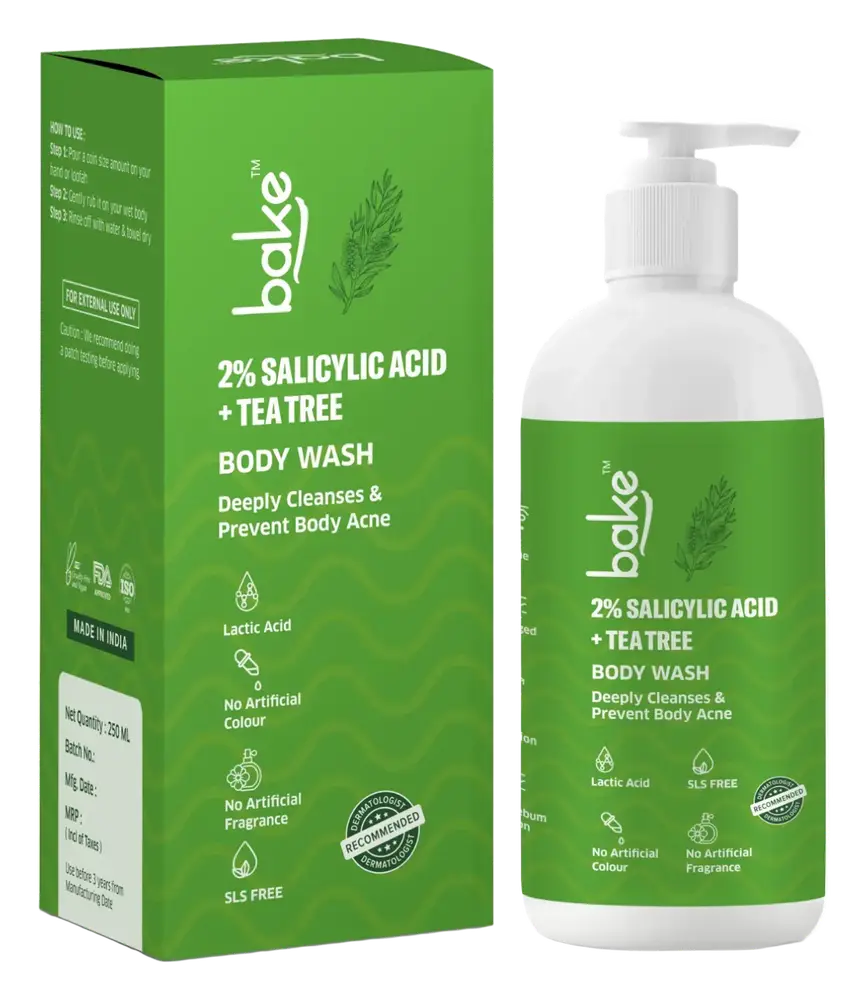 Bake 2% Salicylic Acid + Tea Tree Body Wash