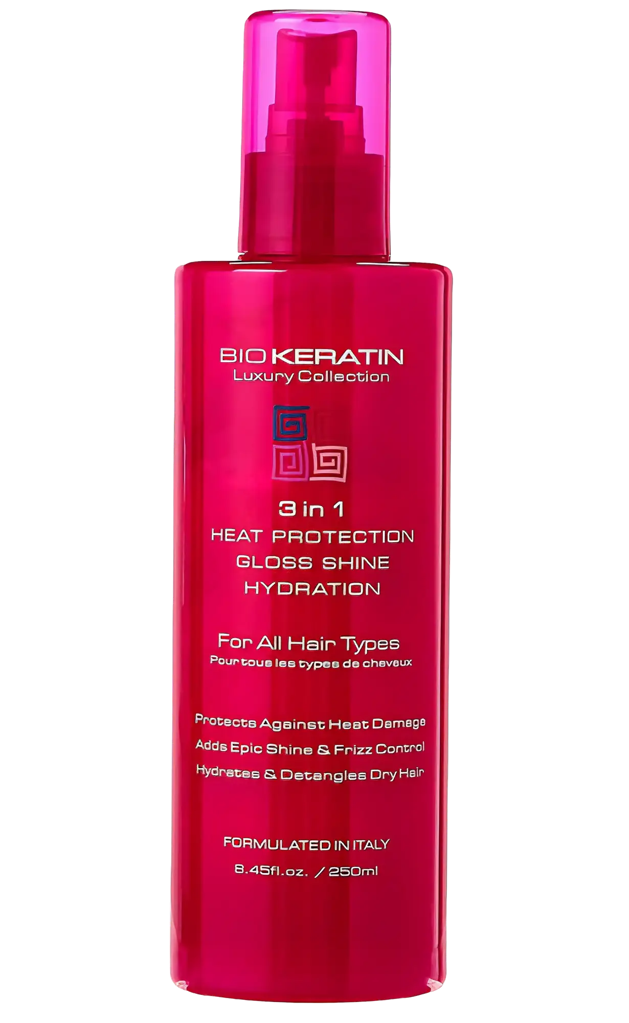 BioKeratin Luxury Collection 3 in 1 Heat Protection Gloss Shine Hydration