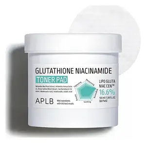 APLB Glutathione Niacinamide Toner Pad