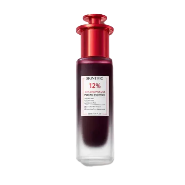 Skintific 12% AHA BHA PHA LHA Peeling Solution