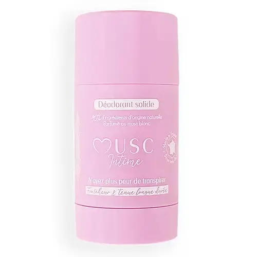 Musc Intime Déodorant Naturel Au Musc Blanc