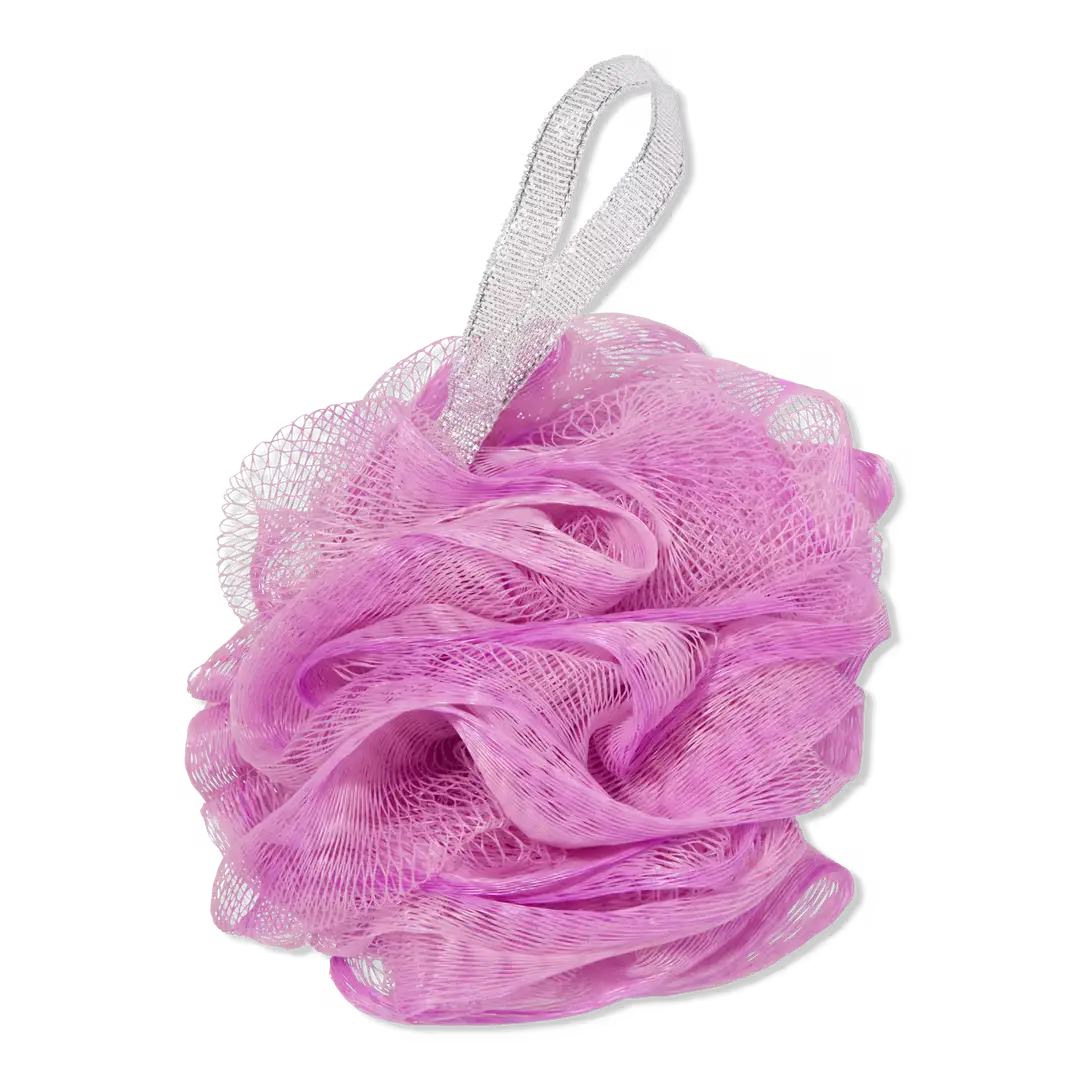Sweet & Shimmer Shower Pouf Purple