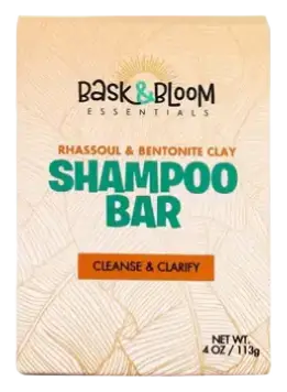 Bask & Bloom Rhassoul & Bentonite Clay Shampoo Bar