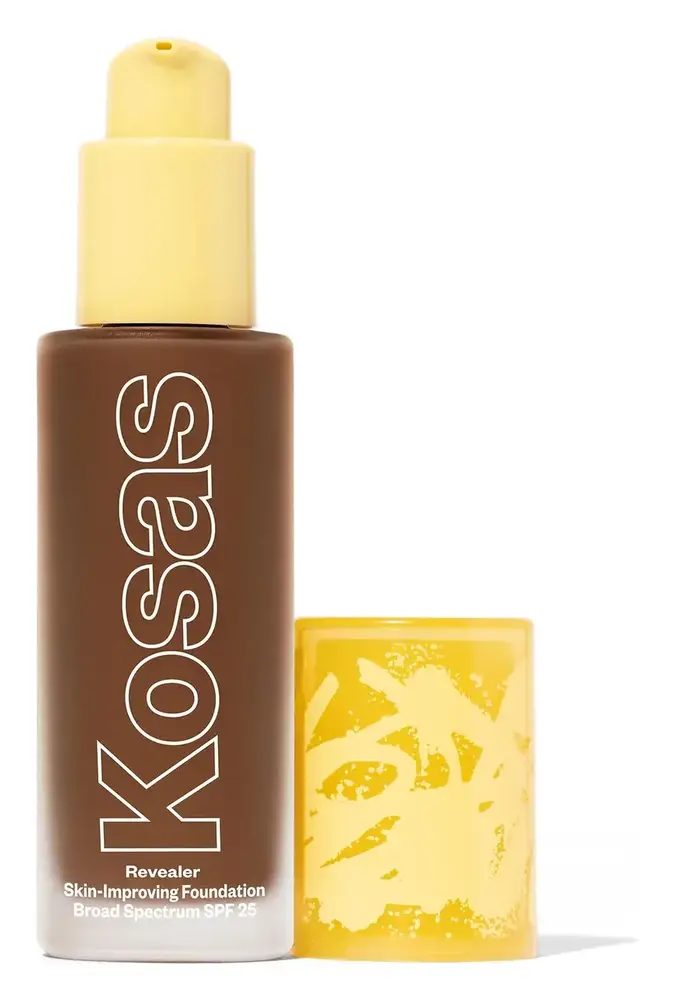 Kosas Revealer Skin-Improving Foundation SPF 25 Deep Neutral Olive 400