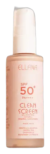Ellana Mineral Cosmetics Clean Screen SPF 50 Oil Control Mineral Sunscreen