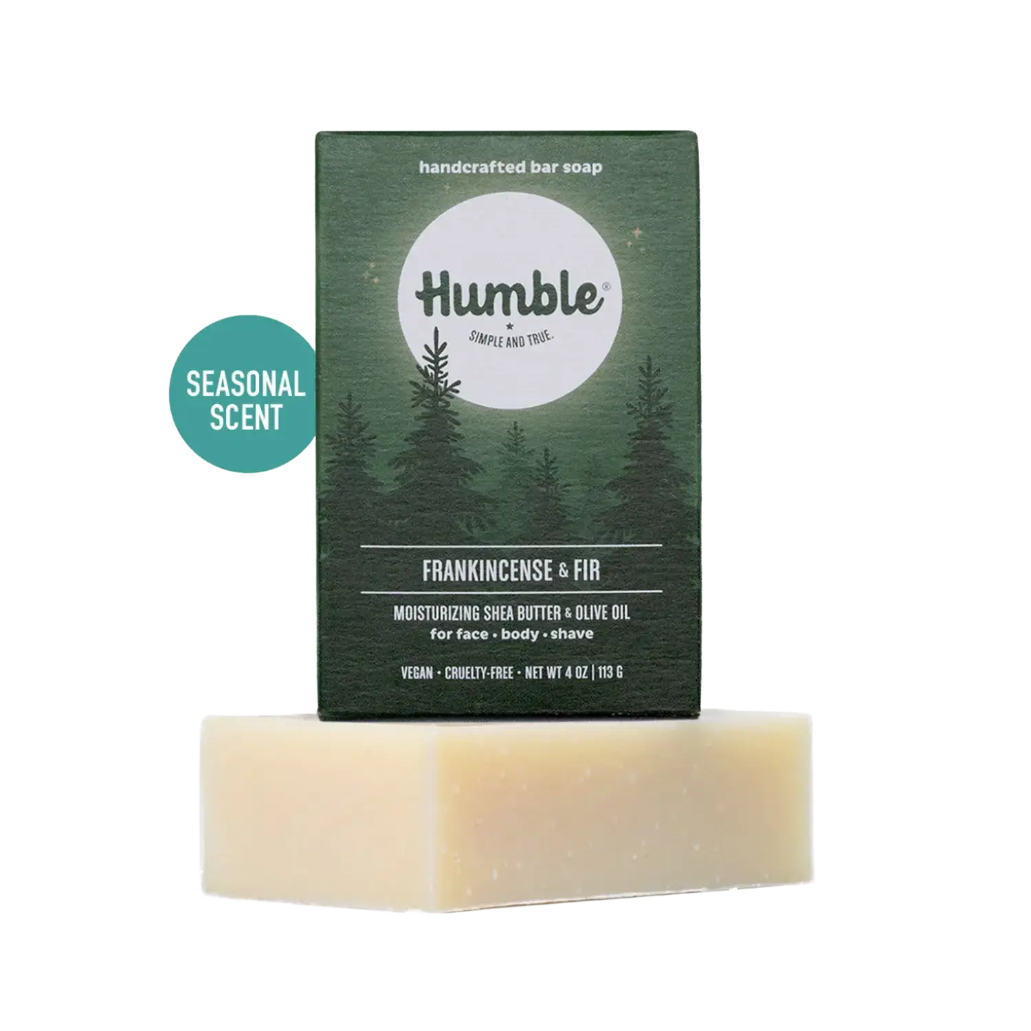 Humble Brands Handcrafted Bar Soap Frankincense & Fir