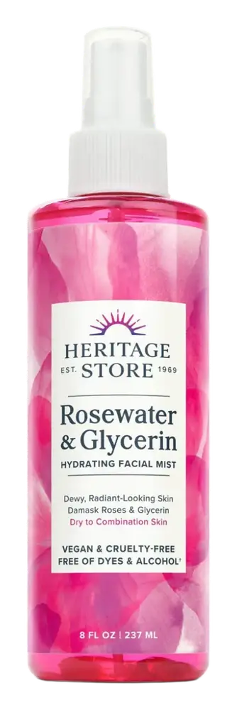 Heritage Store Rosewater & Glycerin Hydrating Facial Mist
