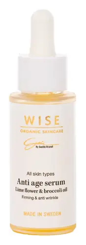 Wise Organic Skincare Anti Age Serum Lime Flower & Broccoli Oil