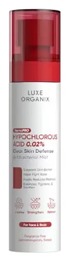 Luxe Organix Hypochlorous Acid 0.02% Clear Skin Defense Antibacterial Mist