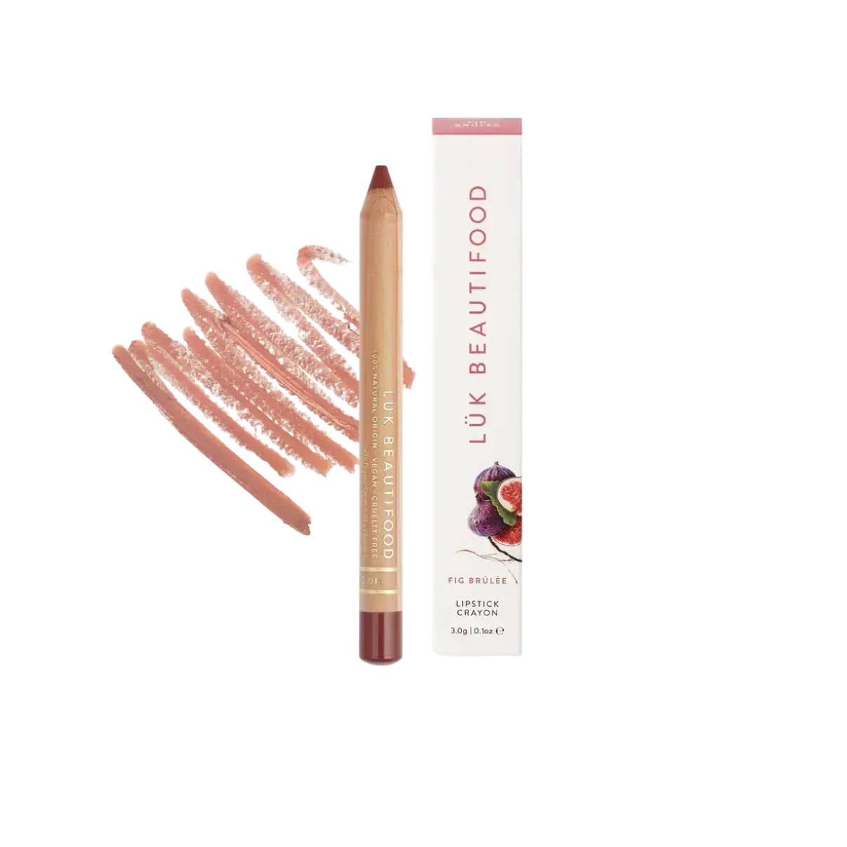 Luk Beautifood Natural Lipstick Crayon Fig Brulee