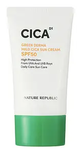 Nature Republic Green Derma Mild Cica Sun Cream SPF 50