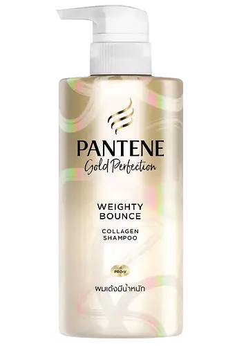 Pantene Pro-V Gold Perfection Weighty Bounce Collagen Shampoo Thailand