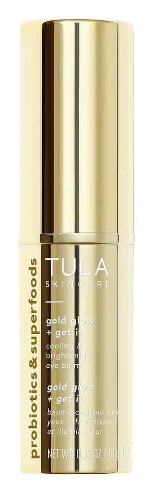 Tula Skincare Gold Glow + Get It Cooling & Brightening Eye Balm