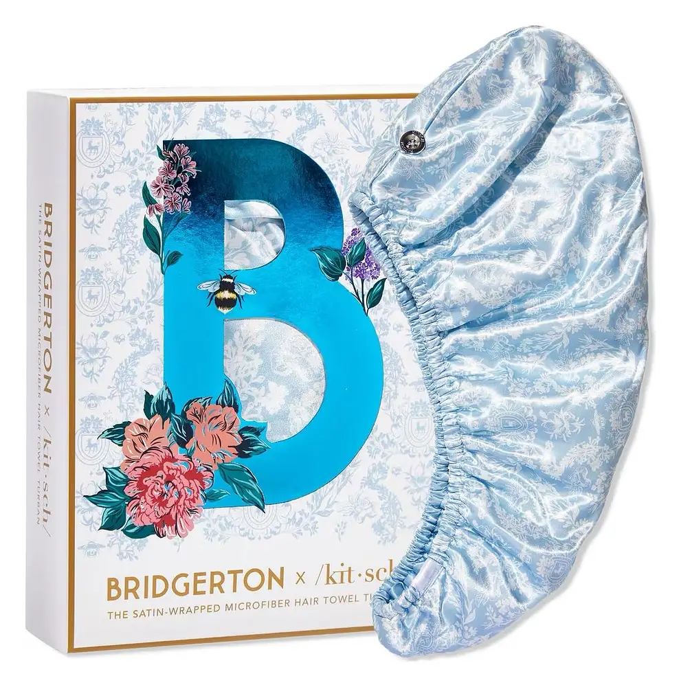 Kitsch Satin-Wrapped Microfiber Hair Towel Bridgerton x Kitsch
