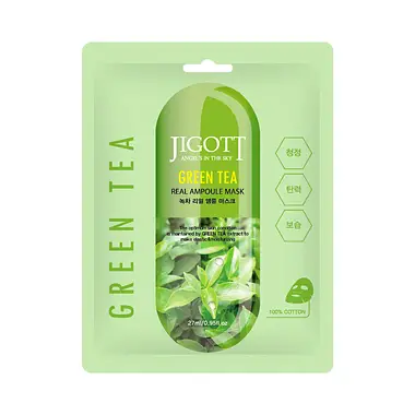Jigott Real Ampoule Mask Green Tea