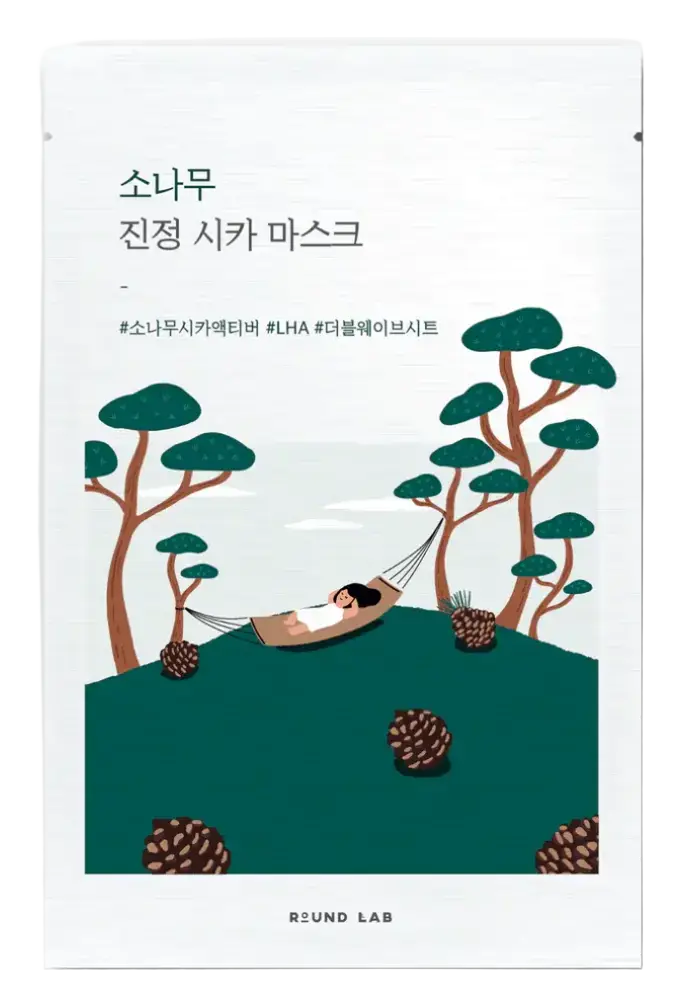Round Lab Pine Calming Cica Sheet Mask
