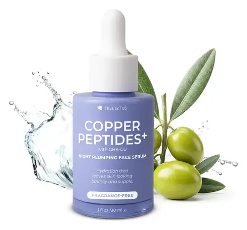 Tree to Tub Copper Peptides+ With GHK-CU Night Plumping Face Serum