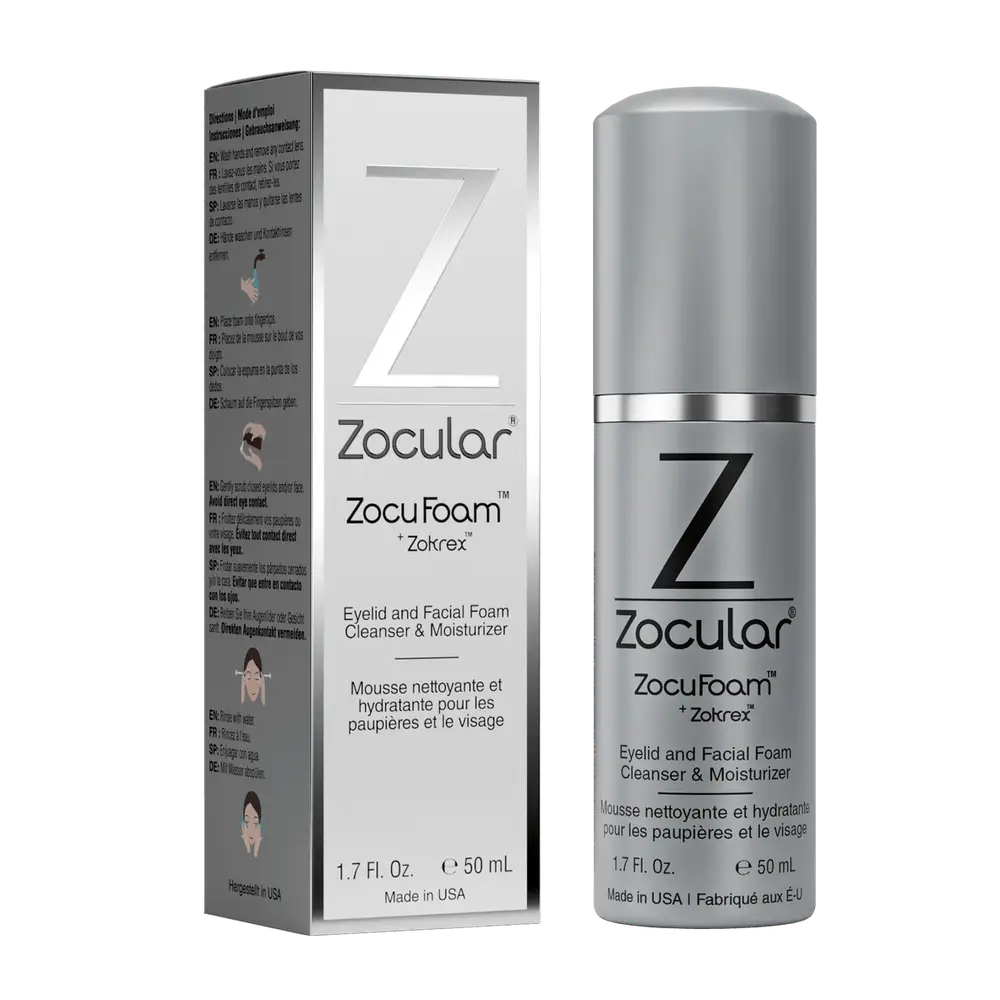 Zocular Zocufoam Eyelid And Facial Foam