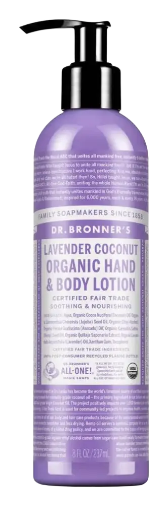 Dr. Bronner's Hand & Body Lotion Lavender Coconut