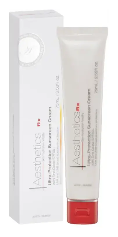 Aesthetics Rx Ultra Protection Sunscreen Cream SPF50 with Zinc Oxide