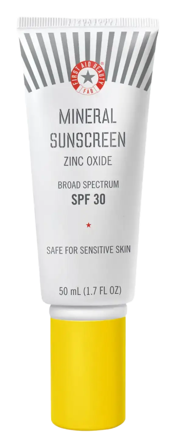 First Aid Beauty Mineral Sunscreen Zinc Oxide Broad Spectrum SPF 30