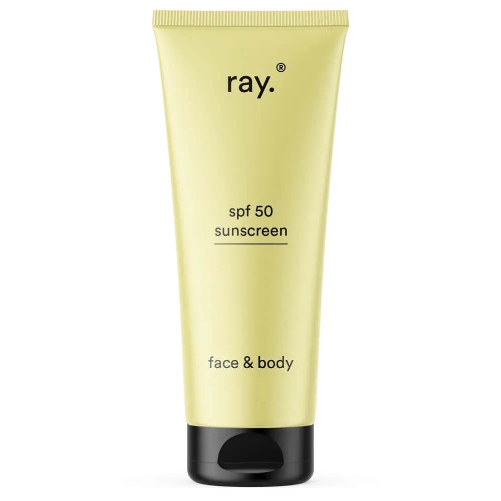 Ray. SPF 50 Face & Body Sunscreen