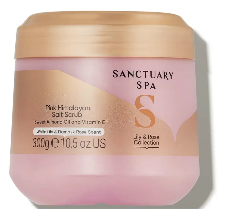 Sanctuary Spa Lily And Rose Collection Pink Himalayan Salt Scrub