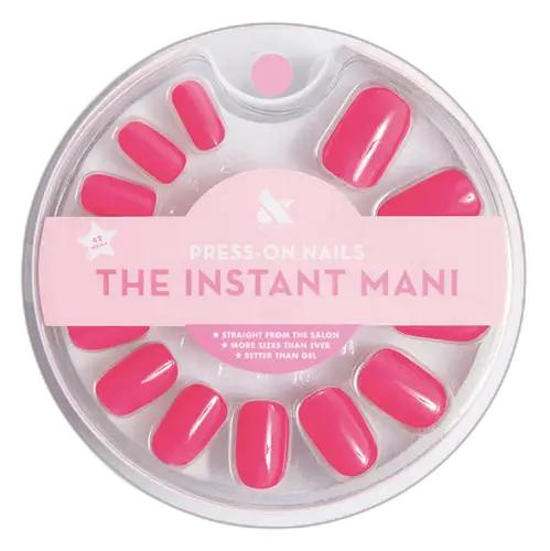 Olive & June Glue Press-Ons Short Hot Strawberry