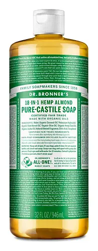 Dr. Bronner's Pure-Castile Liquid Soap Almond