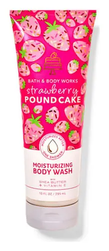 Bath & Body Works Moisturizing Body Wash Strawberry Pound Cake