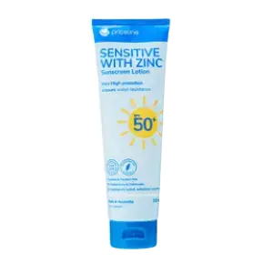 Priceline Sensitive With Zinc Sunscreen Lotion SPF 50+