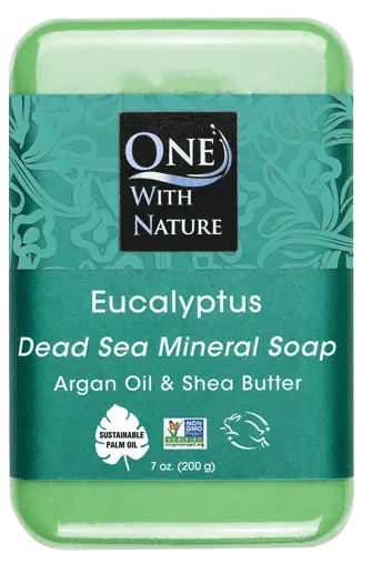 One With Nature Dead Sea Mineral Soap Eucalyptus