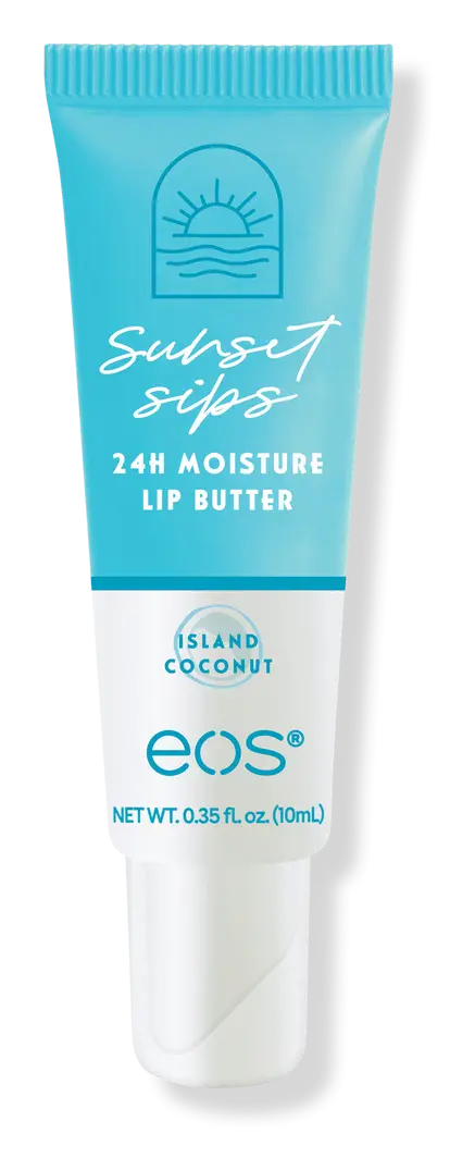 EOS Sunset Sips 24H Lip Butter Island Coconut