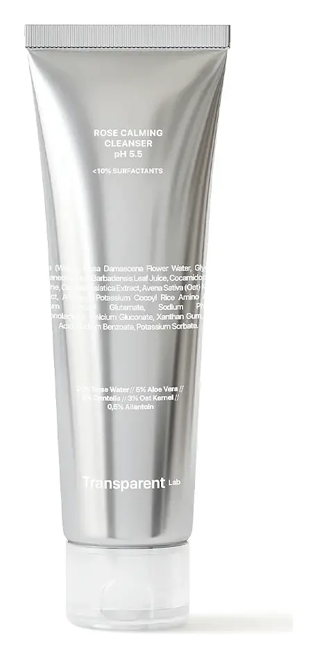 Transparent Lab Rose Calming Cleanser ph 5.5