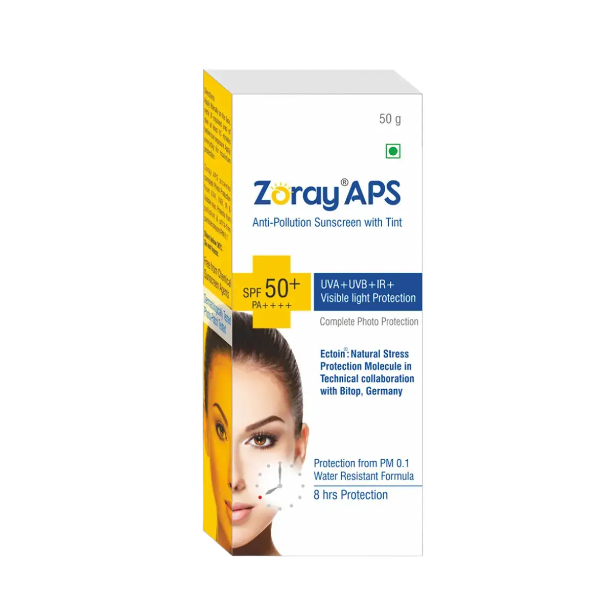 Eris Oaknet Zoray Aps Anti-Pollution Sunscreen With Tint SPF 50+