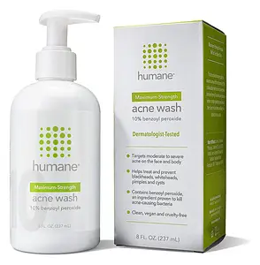Humane Maximum-Strength 10% Acne Wash