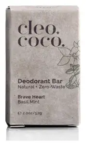 Cleo+Coco Deodorant Bar Basil Mint