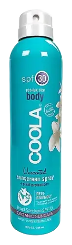 COOLA Eco-Lux SPF 30 Unscented Sunscreen Spray