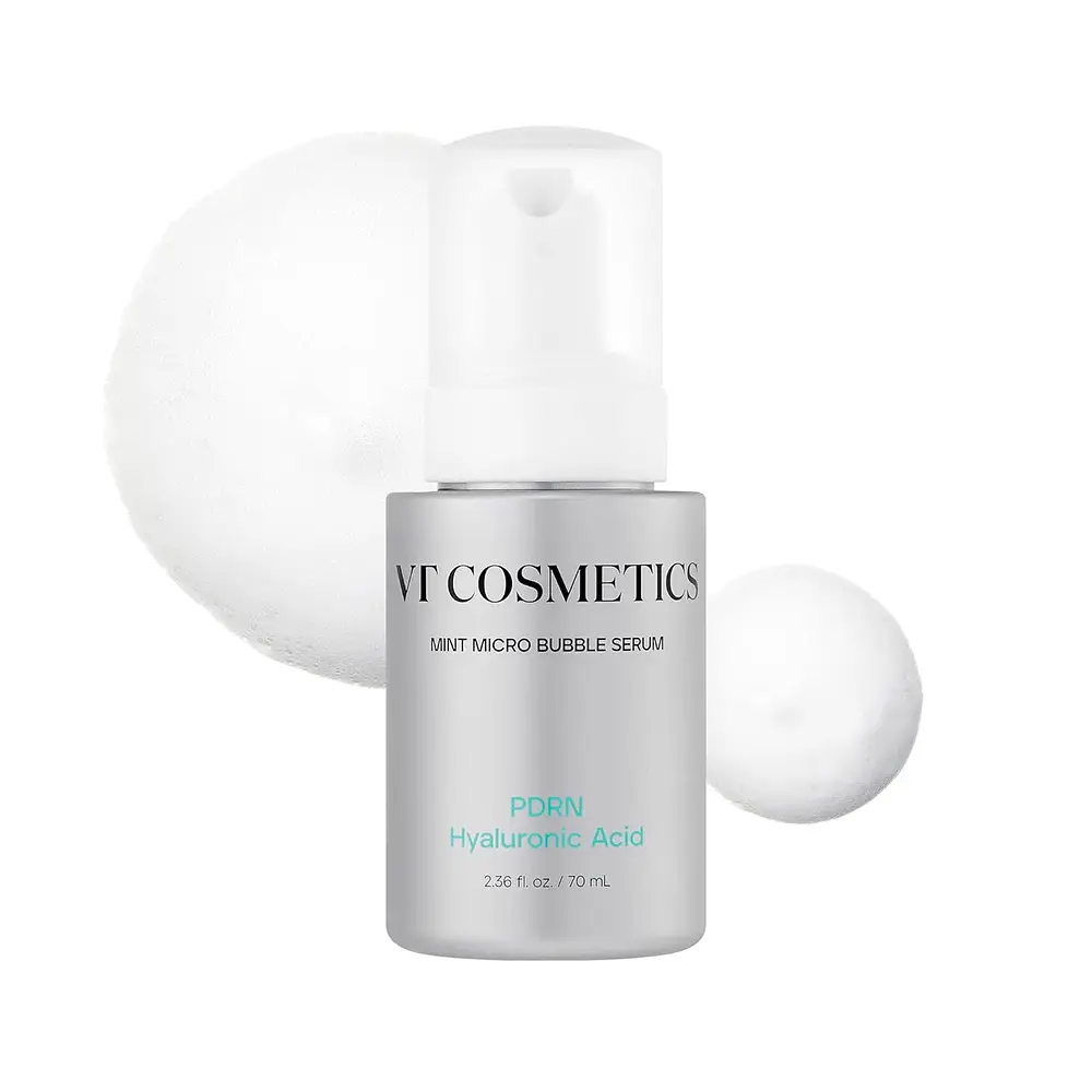 VT Cosmetics Mint Micro Bubble Serum PDRN Hyaluronic Acid