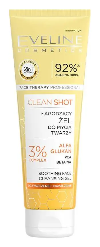 Eveline Clean Shot Soothing Face Cleansing Gel