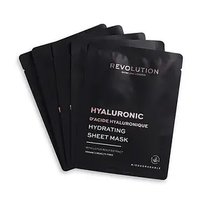 Revolution Beauty Biodegradable Hydrating Hyaluronic Acid Sheet Mask