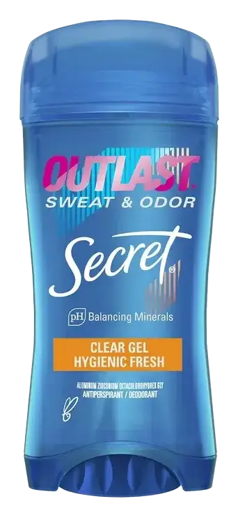 Secret Outlast Clear Gel Antiperspirant Deodorant Hygienic Fresh