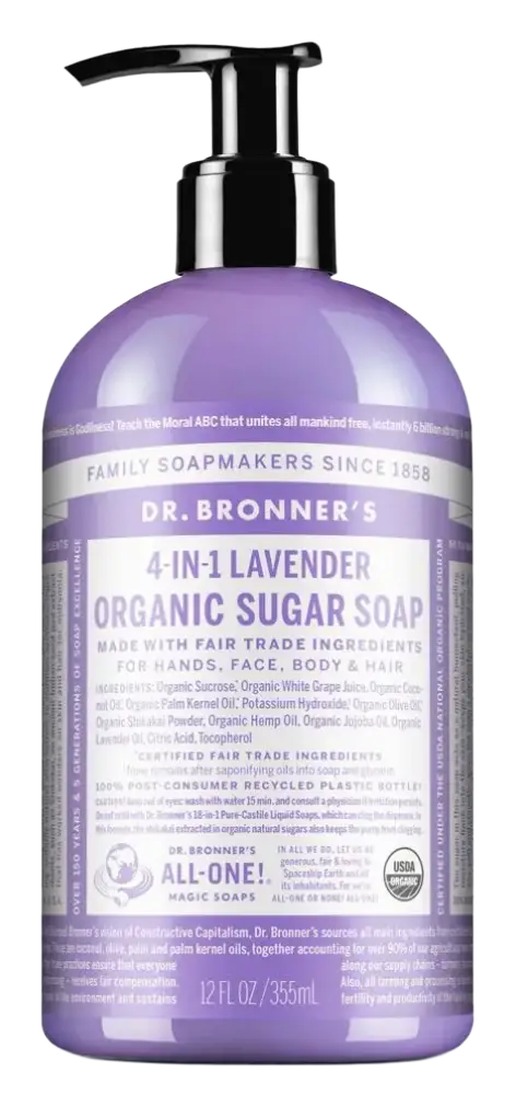 Dr. Bronner's Organic Sugar Soap Lavender