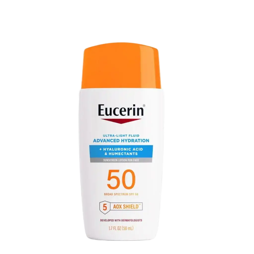 Eucerin Advanced Hydration Ultra-Light Fluid SPF 50 Face Sunscreen US