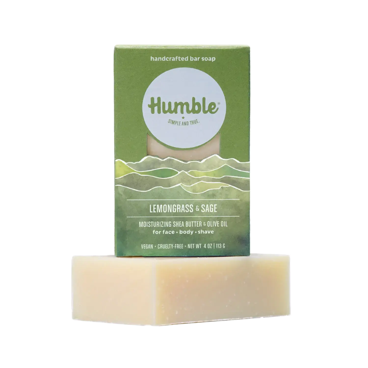 Humble Brands Handcrafted Bar Soap Lemongrass & Sage