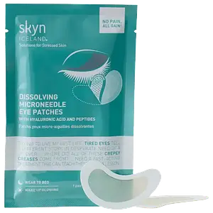 skyn ICELAND Dissolving Microneedle Eye Patches with Hyaluronic Acid and Peptides