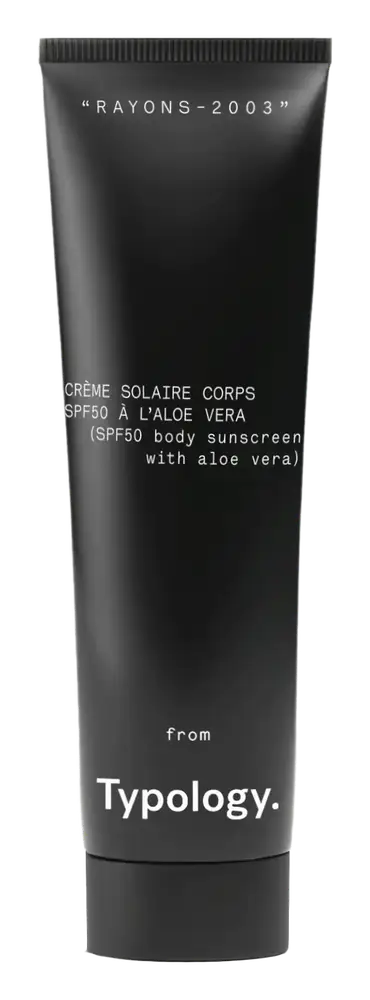 Typology SPF50 Body Sunscreen With Aloe Vera