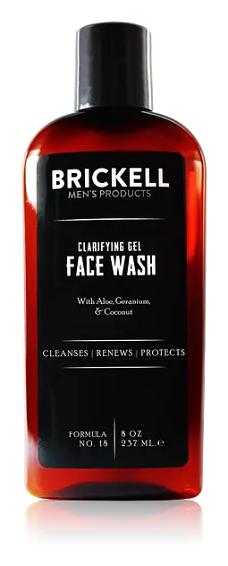 Brickell Men's Products Clarifying Gel Face Wash