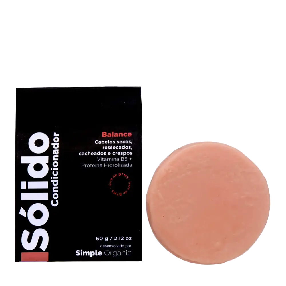 Simple Organic Isólido Condicionador Em Barra Balance