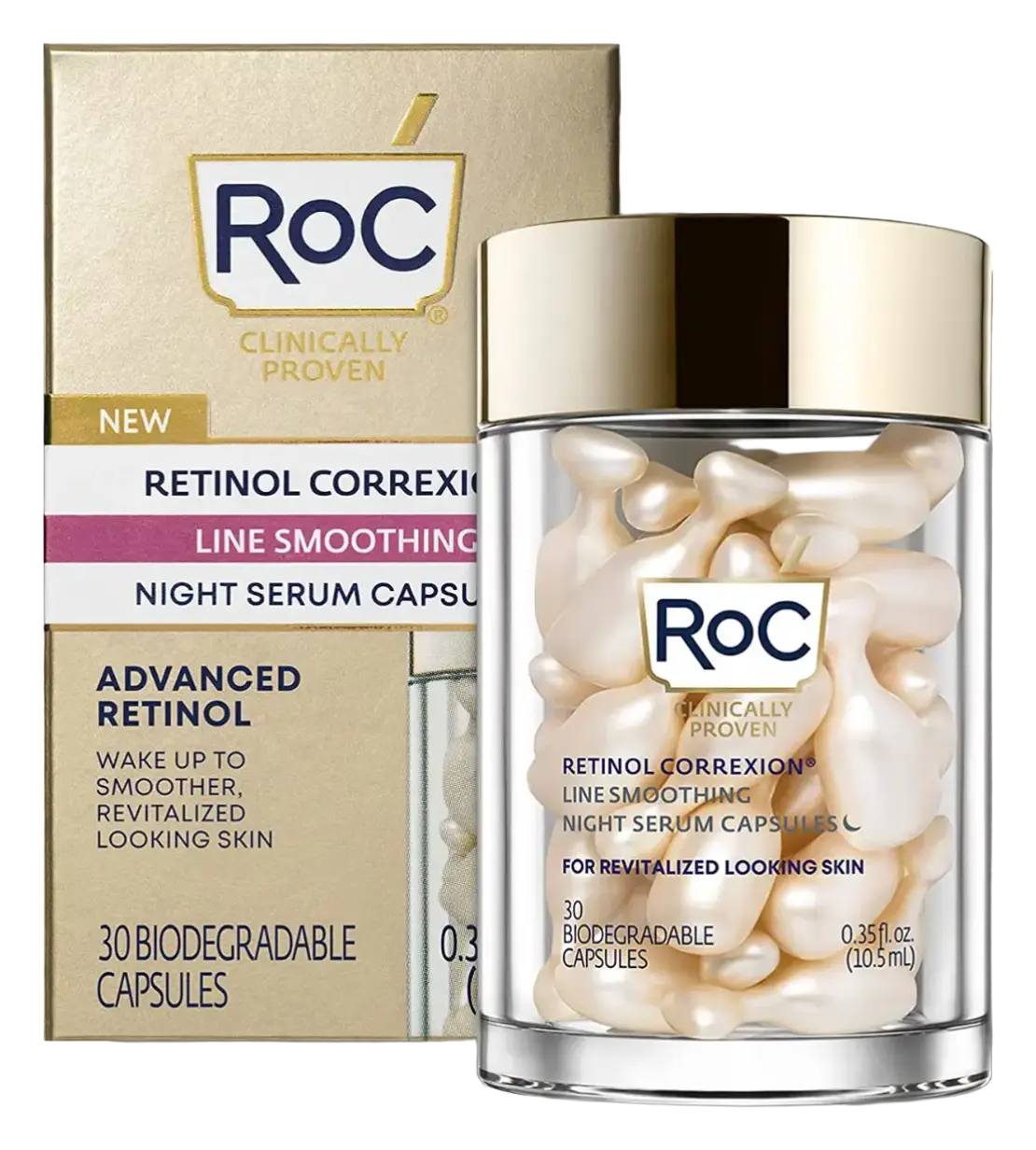 RoC Retinol Correxion Line Smoothing Night Serum Capsules